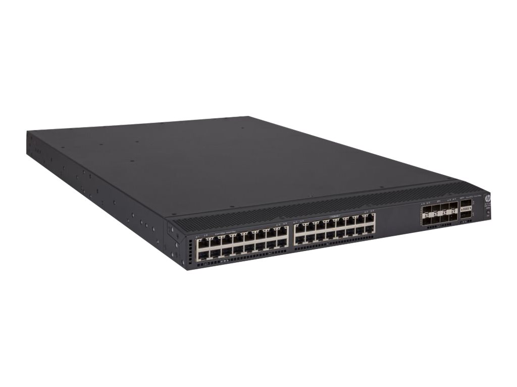 HPE FlexFabric 5700-32XGT-8XG-2QSFP+ - Switch - L3 - managed - 32 x 10GBase-T + 8 x 10 Gigabit Ethernet SFP+  1 Gigabit Ethernet SFP+ + 2 x 40 Gigabit QSFP+ (Uplink)