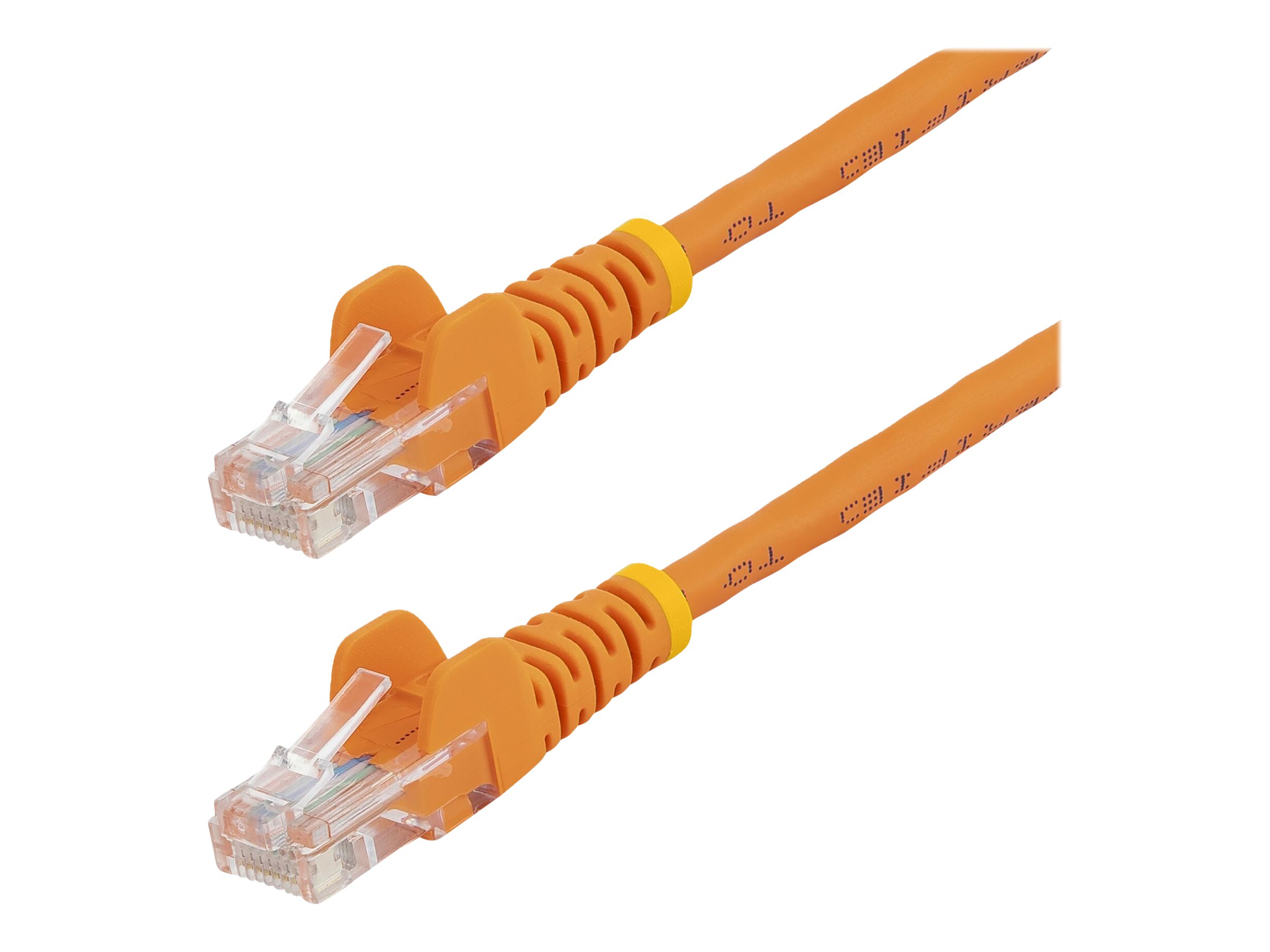 StarTech.com 3m Cat5e RJ45 UTP Netzwerkkabel Snagless - Cat 5e Patchkabel - Orange - Stecker  Stecker - Patch-Kabel - RJ-45 (M)