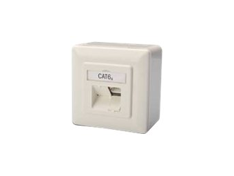 DIGITUS CAT 6A Klasse EA Datendose designkompatibel Aufputz