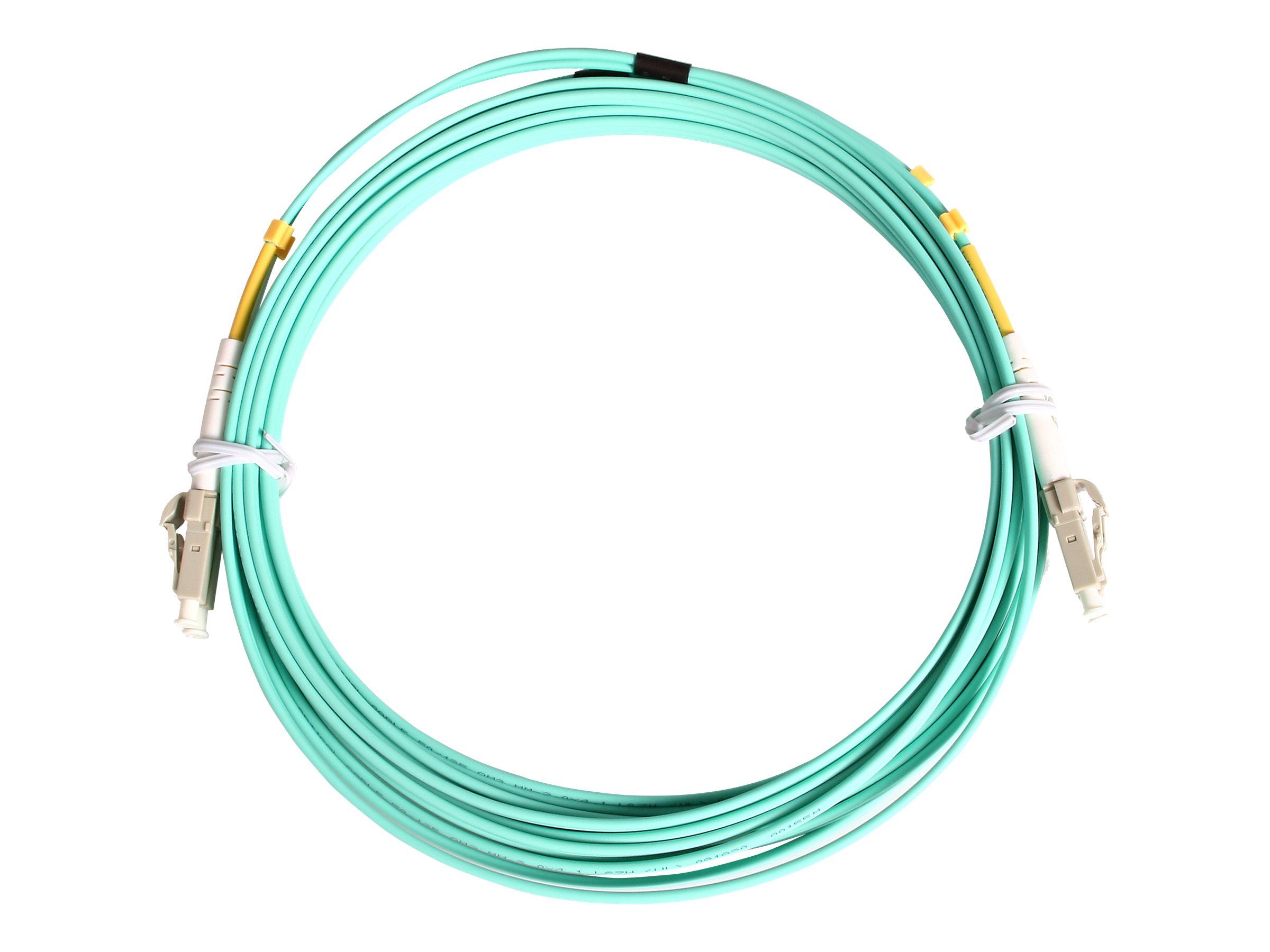 StarTech.com 2m Fiber Optic Cable - 10 Gb Aqua - Multimode Duplex 50125 - LSZH - LCLC - OM3 - LC to LC Fiber Patch Cable - Patch-Kabel - LC Multi-Mode (M)