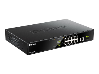 D-Link DGS 1010MP - Switch - unmanaged - 8 x 101001000 (PoE+)