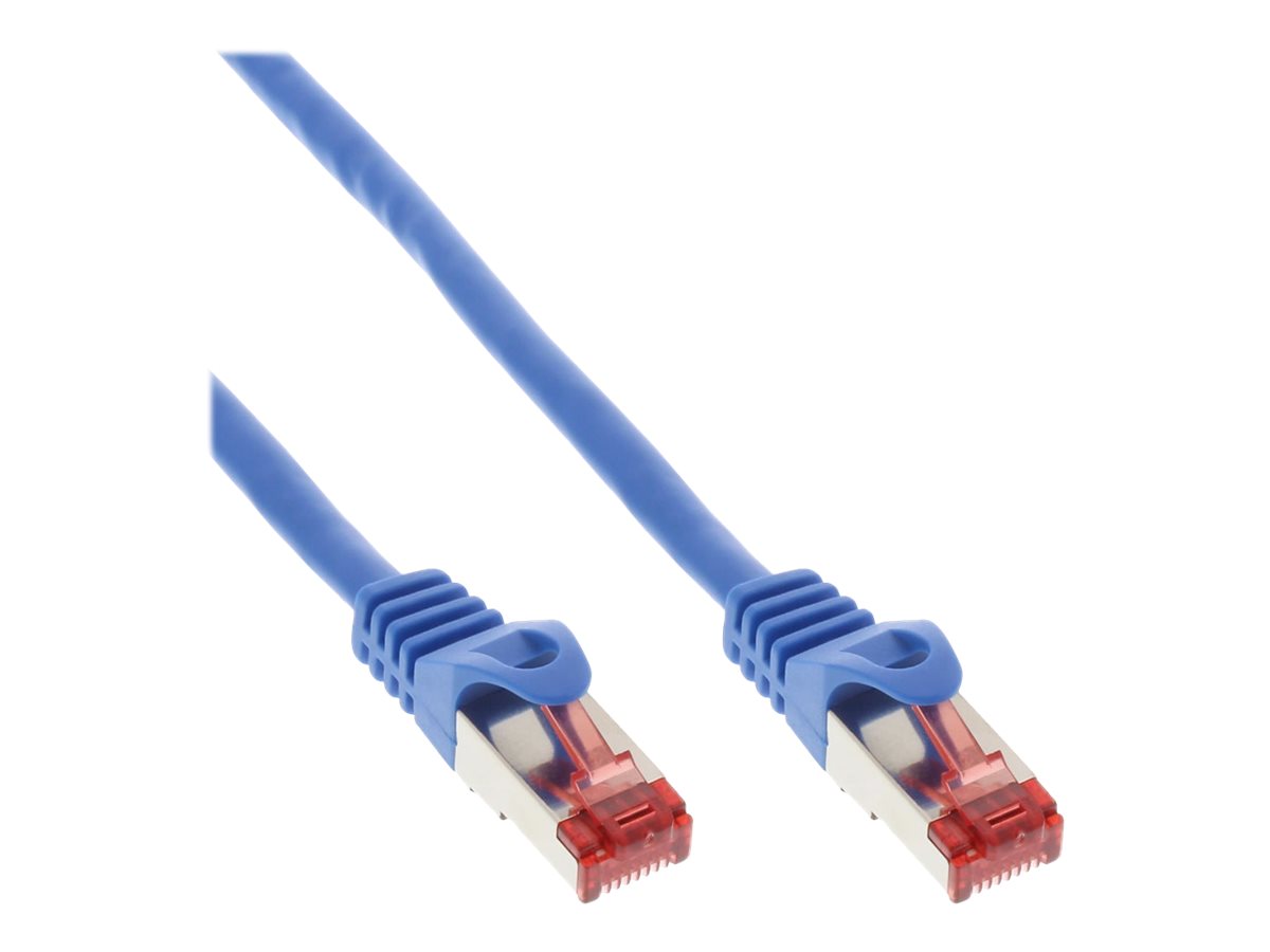 InLine Patchkabel - SFTP (PiMf) - Cat.6 - 250MHz - PVC - CCA - blau - 5m