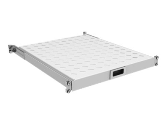 EFB Elektronik EFB-Elektronik - Rack-Schieberegal - 30 kg max. Traglast - Grau RAL 7035 - 1U - 48.3 cm (19)