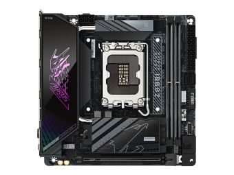 Gigabyte AORUS Z890I ULTRA - Motherboard - micro ATX - LGA1851-Sockel - Z890 Chipsatz - USB4 USB-C 3.2 Gen2 USB 3.2 Gen 2 USB 3.2 Gen 1 - 2.5 Gigabit LAN Wi-Fi 7 Bluetooth - Onboard-Grafik (CPU erforderlich)