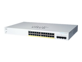Cisco Business 220 Series CBS220-24P-4X - Switch - Smart - 24 x 101001000 (PoE+)