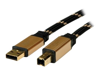ROLINE Gold - USB-Kabel - USB (M) zu USB Typ B (M)