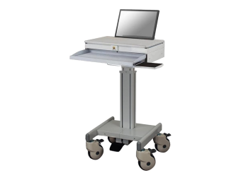 Neomounts MED-M100 - Wagen - für NotebookTastaturMaus - medizinisch - Grau - Bildschirmgröße 25.4-45.7 cm (10-18)