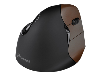 Evoluent VerticalMouse 4 Small - Vertikale Maus - Für Rechtshänder - optisch - 6 Tasten - kabellos - 2.4 GHz - kabelloser Empfänger (USB)