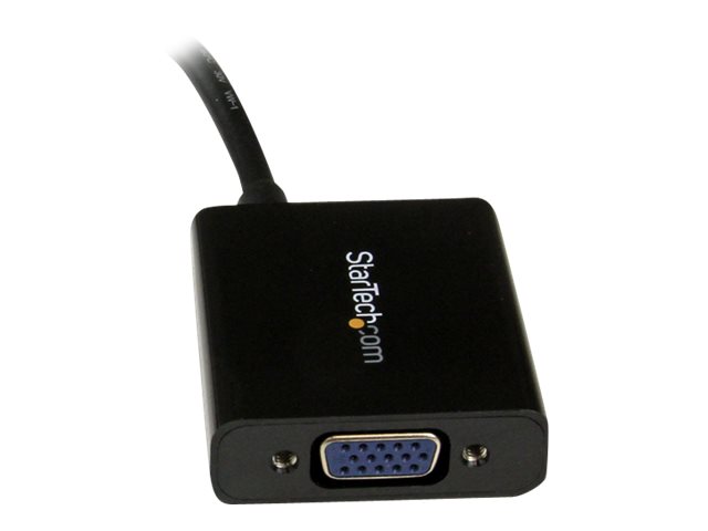 StarTech.com DVI-D auf VGA Aktives Video Adapter Konverter Kabel - DVI zu VGA Wandler Box Stecker  Buchse - 1920x1200 - 1080p - Videoadapter - DVI-D Mikro-USB Typ B (nur Strom)
