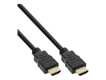 InLine HDMI-High Speed Kabel mit Ethernet - Premium - 4K2K - STST - schwarz - 3m
