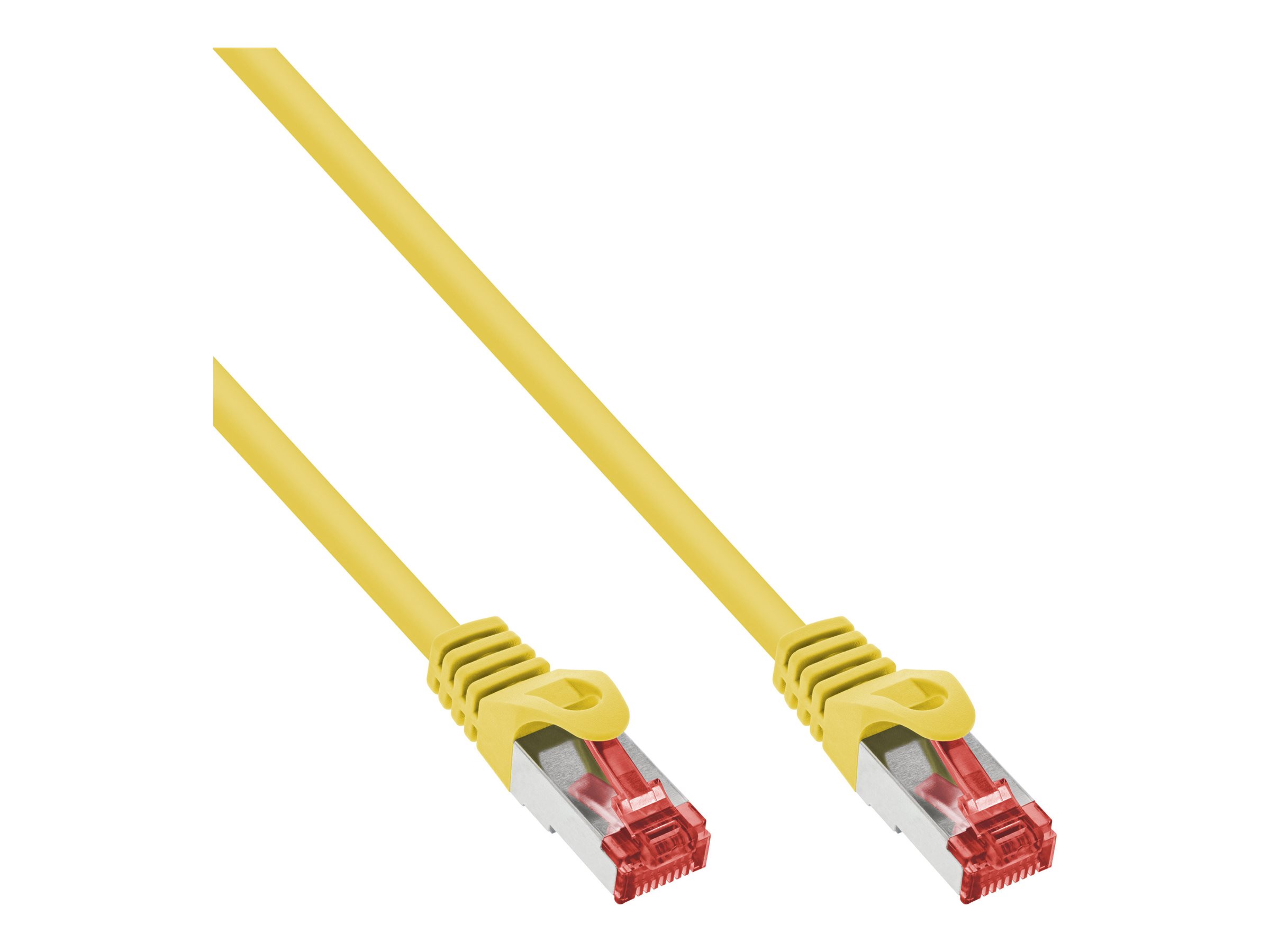 InLine Patchkabel - SFTP (PiMf) - Cat.6 - 250MHz - PVC - CCA - gelb - 2m