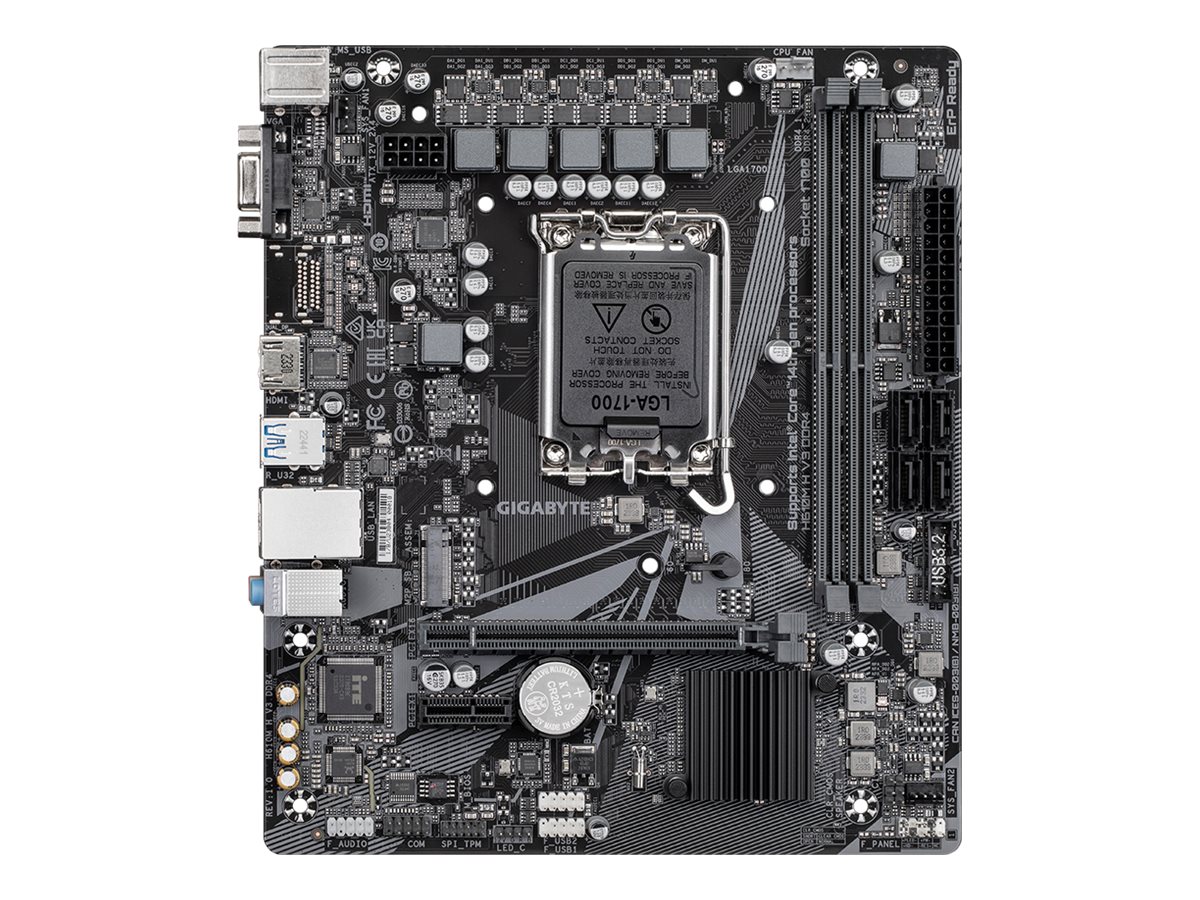 Gigabyte H610M H V3 DDR4 - 1.0 - Motherboard - micro ATX - LGA1700-Sockel - H610 Chipsatz - USB 3.2 Gen 1 - Gigabit LAN - Onboard-Grafik (CPU erforderlich)