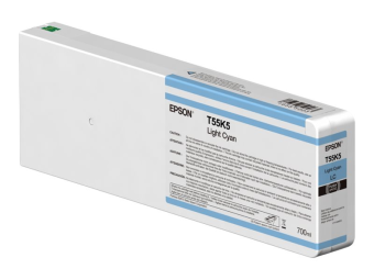 Epson T55K5 - 700 ml - hell Cyan - original - Tintenpatrone