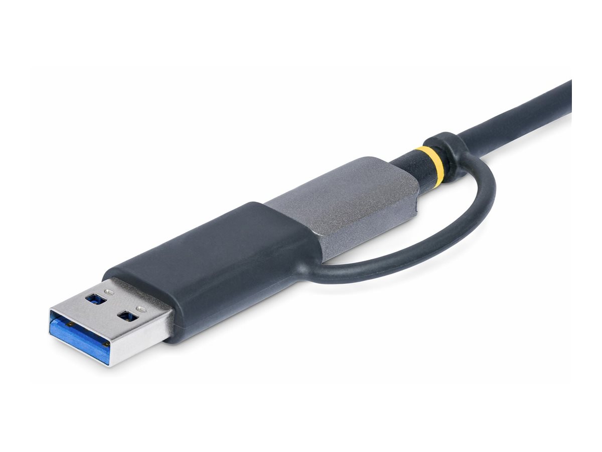 StarTech.com USB 3.0 Multi-Media Memory Card Reader SDmicroSDCompactFlash Card Reader Portable USB 5Gbps Card Adapter External USB-C Card Reader with Attached USB-A Adapter - Works with Any Operating System (FCREADMICRO3V2)