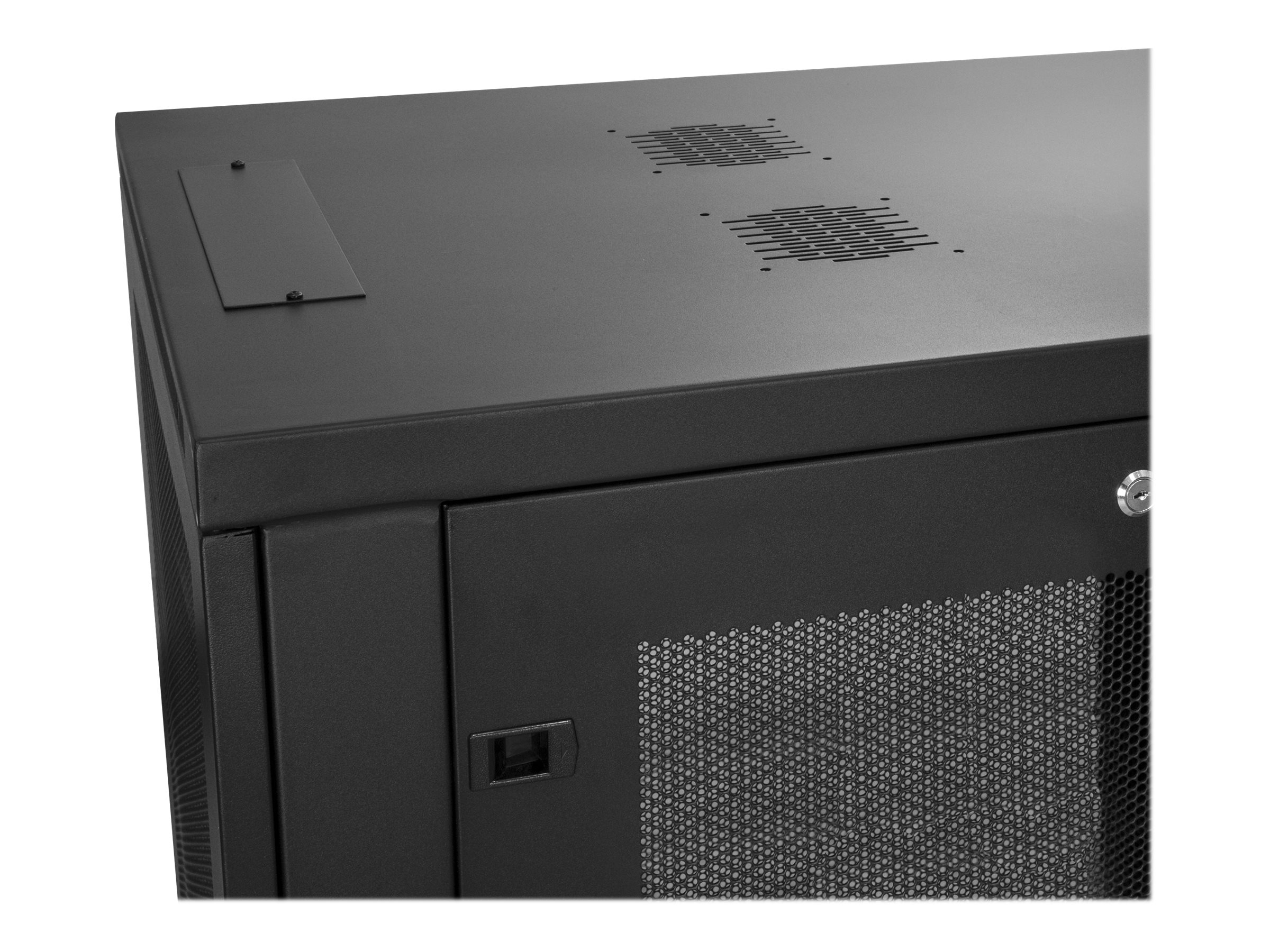 StarTech.com RK1833BKM Serverschrank (18HE 78cm tiefes Gehäuse Netzwerk Server Schrank Datenschrank) - Schrank Netzwerkschrank - 18U - 78.7 cm (31)