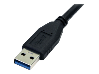 StarTech.com 05m USB 3.0 A auf Micro B Kabel - StSt - Schwarz - 50cm SuperSpeed USB 3.0 Anschlusskabel - Stecker  Stecker - USB-Kabel - Micro-USB Typ B (M)