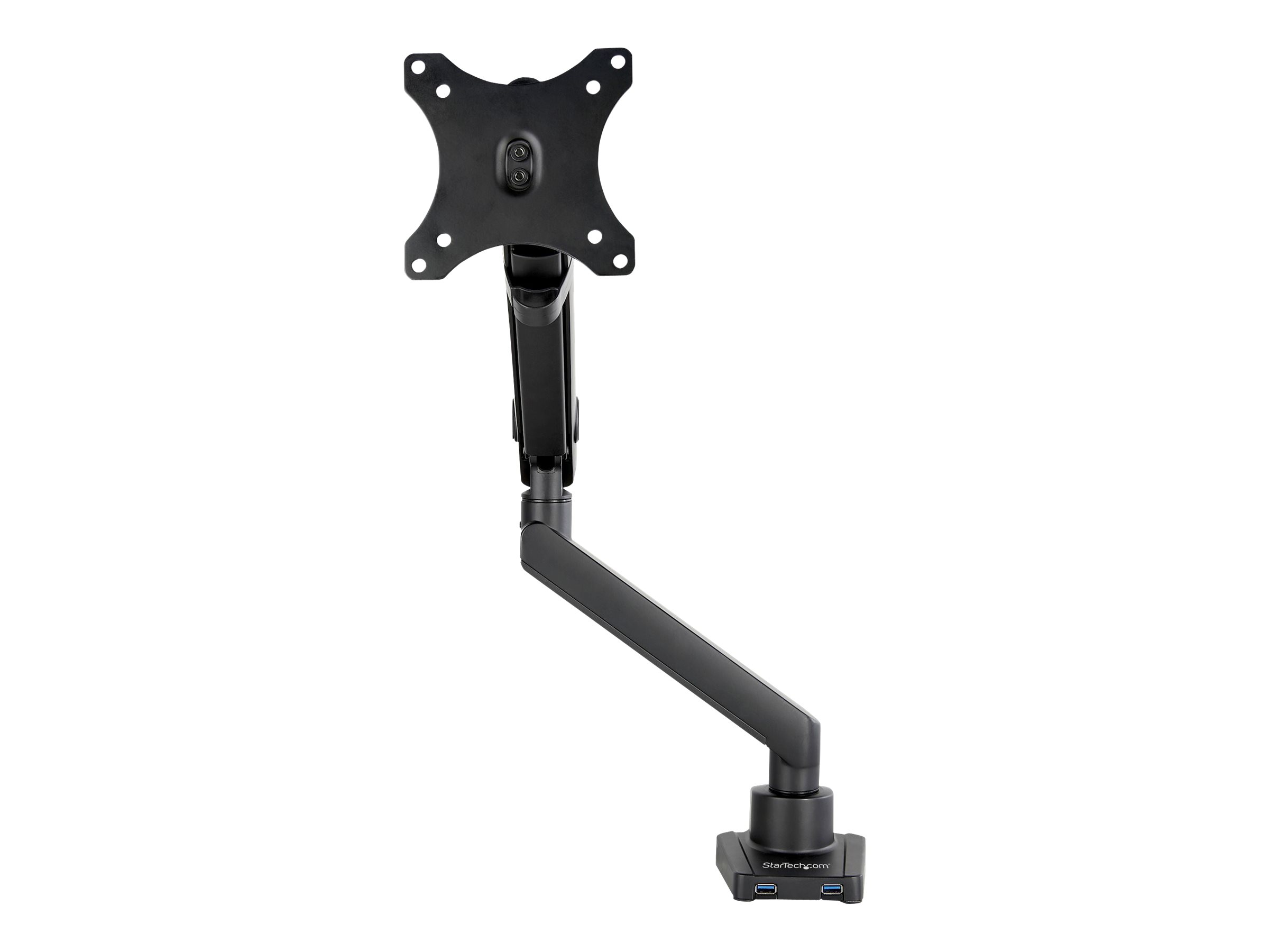 StarTech.com Desk Mount Monitor Arm with 2x USB 3.0 ports Slim Full Motion Adjustable Single Monitor VESA Mount up to 17.6lbs (8kg)