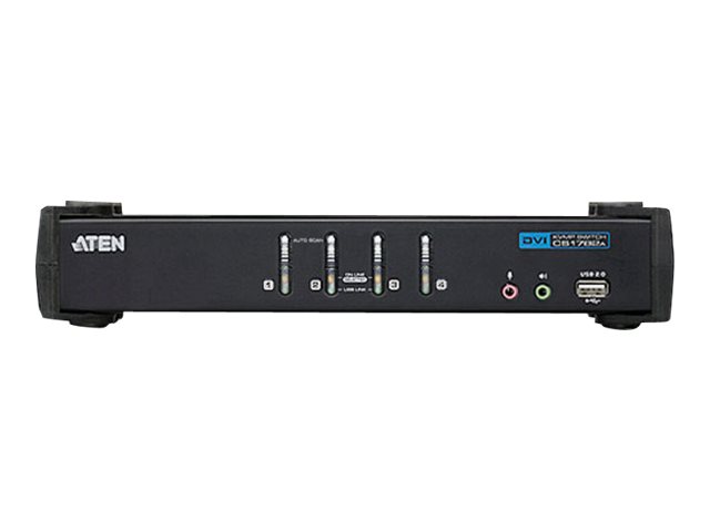 ATEN CubiQ CS1764A - KVM-Audio-Switch - 4 x KVMAudio