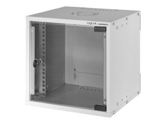 LogiLink SOHO - Schrank Netzwerkschrank - geeignet für Wandmontage - Hellgrau RAL 7035 - 6U - 25.4 cm (10)