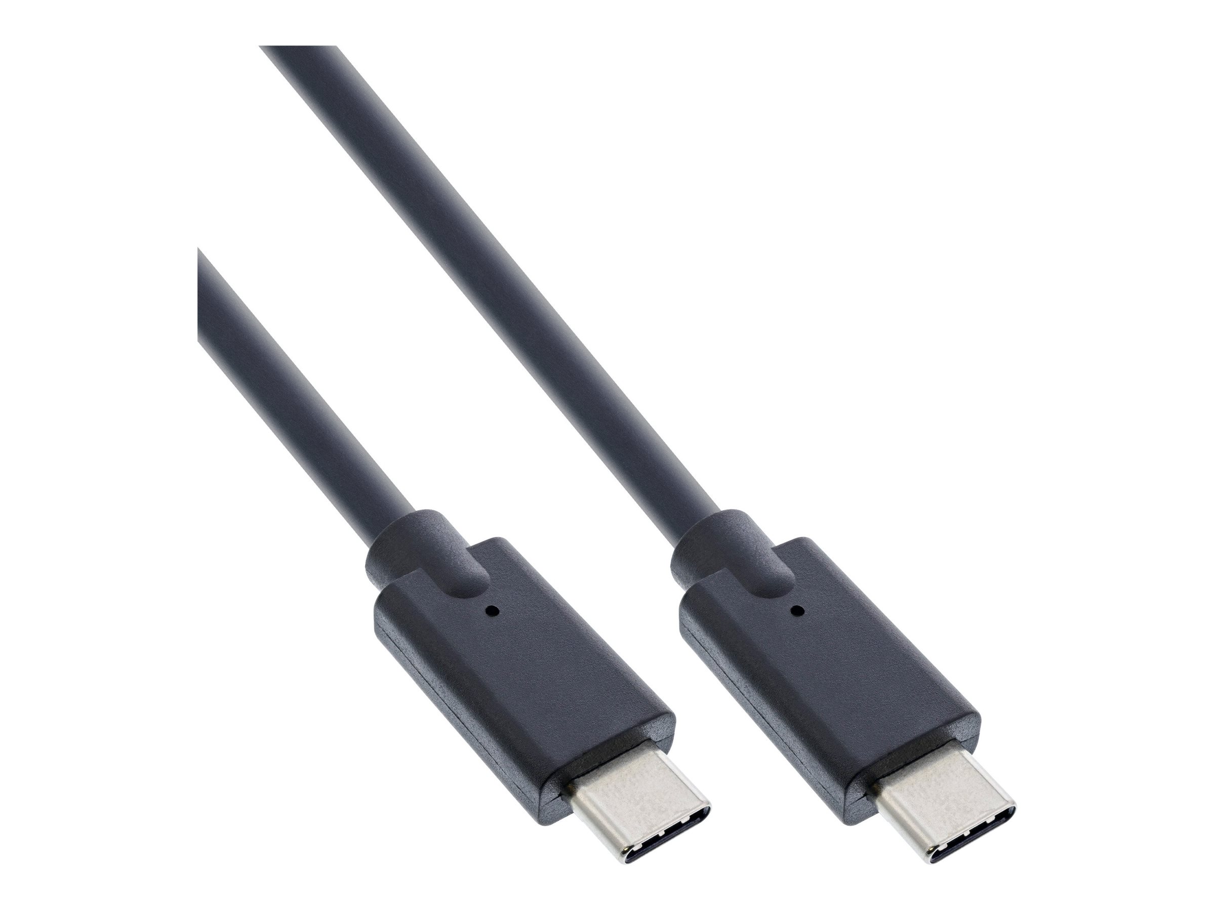 InLine USB 3.2 Gen.2x2 Kabel - USB-C SteckerStecker - schwarz - 05m
