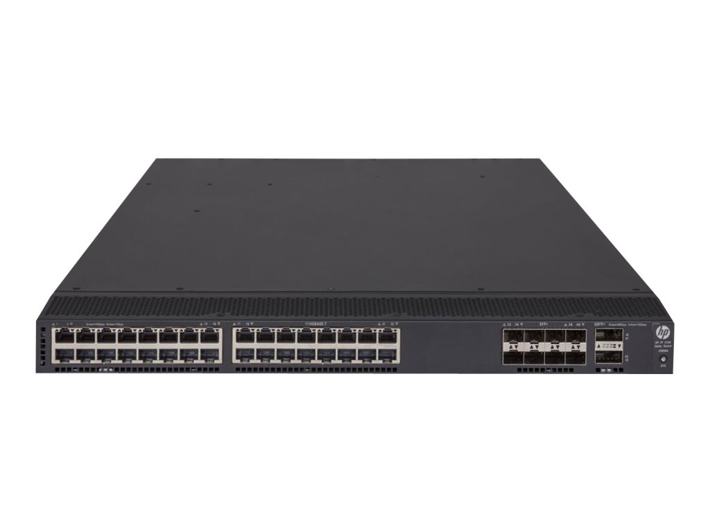 HPE FlexFabric 5700-32XGT-8XG-2QSFP+ - Switch - L3 - managed - 32 x 10GBase-T + 8 x 10 Gigabit Ethernet SFP+  1 Gigabit Ethernet SFP+ + 2 x 40 Gigabit QSFP+ (Uplink)
