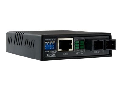 StarTech.com 10100 Mbits Ethernet LWL  Glasfaser Multi Mode Medienkonverter SC 2km