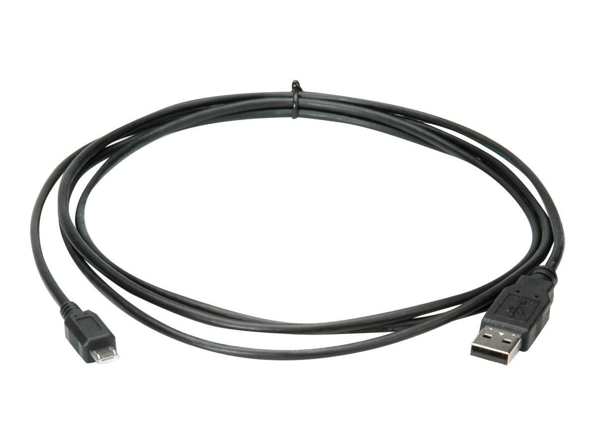 ROLINE USB-Kabel - Micro-USB Typ B (M) zu USB (M)