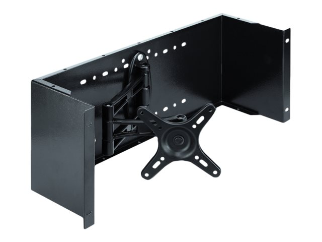 Delock Monitorarm - Rack montierbar - Schwarz - 4U - 48.3 cm (19)