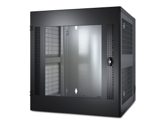 APC NetShelter WX - Schrank - geeignet für Wandmontage - Schwarz - 13U - 48.3 cm (19)