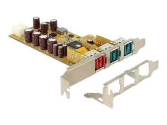 Delock USB-Adapter - PCIe 1.1 - PoweredUSB 2.0 (12 V)