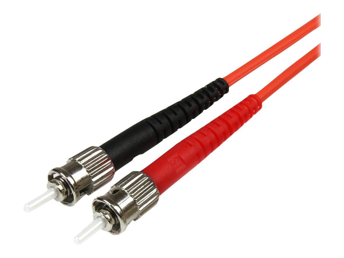StarTech.com 5m Fiber Optic Cable - Multimode Duplex 50125 - LSZH - LCST - OM2 - LC to ST Fiber Patch Cable - Patch-Kabel - ST multi-mode (M)
