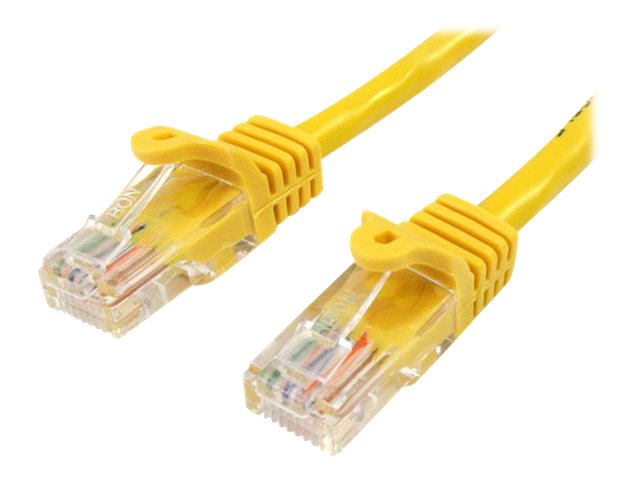 StarTech.com 2m Cat5e RJ45 UTP Netzwerkkabel Snagless - Cat 5e Patchkabel - Gelb - Stecker  Stecker - Patch-Kabel - RJ-45 (M)