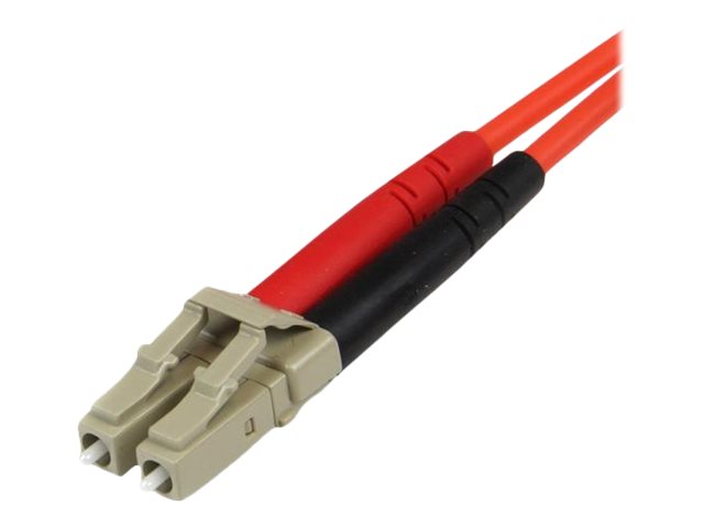StarTech.com 1m Fiber Optic Cable - Multimode Duplex 50125 - LSZH - LCST - OM2 - LC to ST Fiber Patch Cable - Patch-Kabel - ST multi-mode (M)