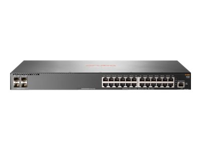 HPE Aruba 2930F 24G 4SFP+ - Switch - L3 - managed - 24 x 101001000 + 4 x 1 Gigabit10 Gigabit SFP+ (Uplink)