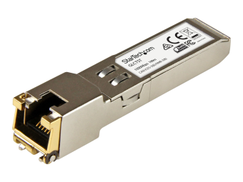 StarTech.com 10050-ST Transceiver Modul (SFP Module 101001000Base-TX Extreme Networks kompatibel Kupfer RJ-45 Kupfer mit DDM)