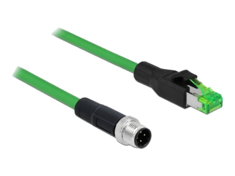 Delock Netzwerkkabel - M12 (4-polig) (M) zu RJ-45 (M)