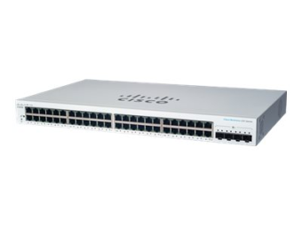 Cisco Business 220 Series CBS220-48T-4X - Switch - Smart - 48 x 101001000 + 4 x 10 Gigabit SFP+ (Uplink)