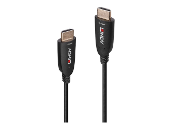 Lindy HDMI-Kabel - HDMI männlich zu HDMI männlich - 70 m - Hybrid KupferKohlefaser - Schwarz - unterstützt 8K 60 Hz (7680 x 4320)