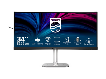 Philips 34B2U5600C - 5000 Series - LED-Monitor - gebogen - USB - 86.36 cm (34)