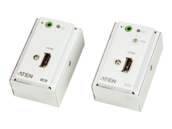 ATEN VanCryst VE807 HDMIAudio Cat 5 Extender with MK Wall Plate Transmitter & Receiver