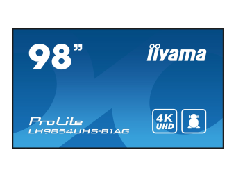Iiyama LH9854UHS-B1AG - 249 cm (98) Diagonalklasse LH54 Series LCD-Display mit LED-Hintergrundbeleuchtung - interaktive Digital Signage - mit mit SoC Mediaplayer - 4K UHD (2160p)