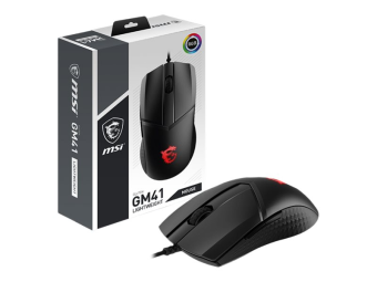 MSI CLUTCH GM41 - Maus - optisch - 6 Tasten - kabelgebunden