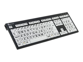 Logickeyboard XL Print NERO - Tastatur - QWERTZ