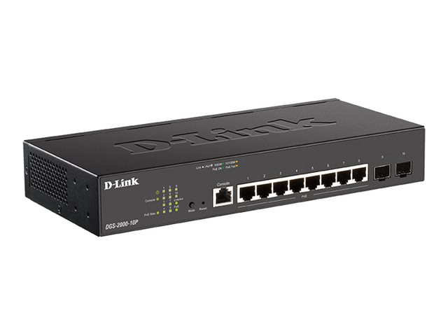 D-Link DGS 2000-10P - Switch - L3 - managed - 8 x 101001000 (PoE+)