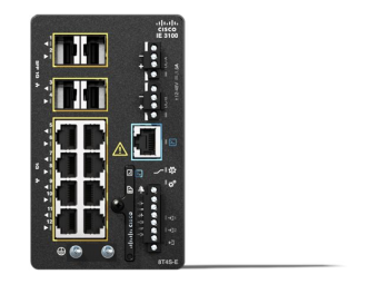 Cisco Catalyst IE3100 Rugged Series - Network Essentials - Switch - managed - 8 x 101001000 + 4 x Gigabit SFP (Uplink)
