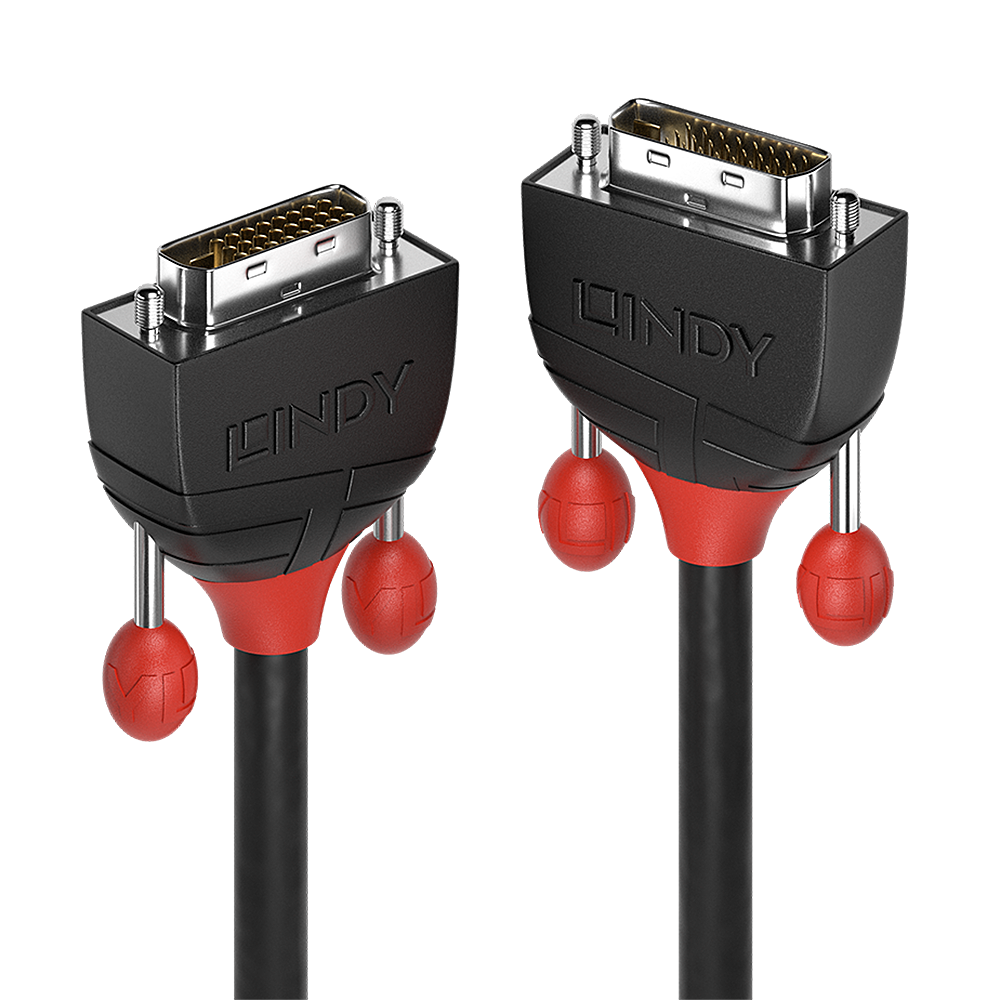 Lindy Black Line - DVI-Kabel - Dual Link - DVI-D (M)