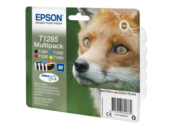 Epson T1285 Multipack - 4er-Pack - 16.4 ml - Schwarz Gelb Cyan Magenta