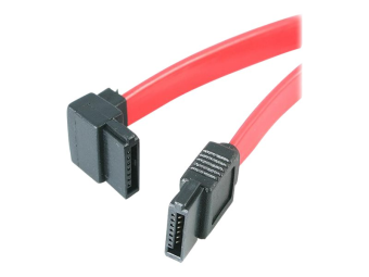 StarTech.com SATA 3 Kabel 15cm gewinkelt - S-ATA III Anschlusskabel bis 6Gbs - Serial ATA - 90° links abgewinkelt - Rot - SATA-Kabel - Serial ATA 150300600 - SATA (R)