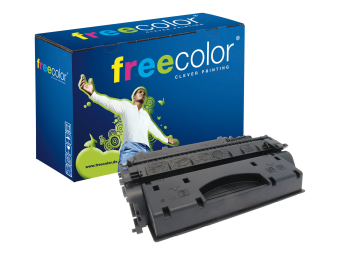 freecolor Schwarz - kompatibel - Tonerpatrone (Alternative zu: HP CE505X)