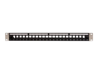 Delock Patch Panel - 1U - 48.3 cm (19) - 24